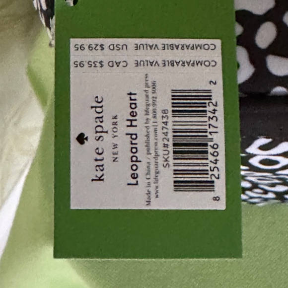 KATE SPADE LEOPARD HEART LUNCH TOTE BAG:NWT LEOPARD HEART - Picture 6 of 13